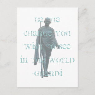 Cartão Postal ghandi
