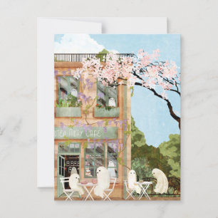 Cartão Postal Ghost Cafe