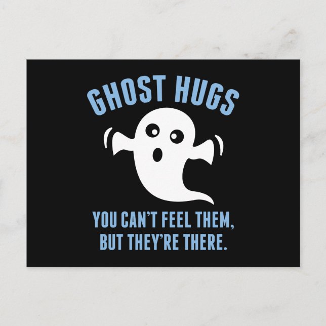Cartão Postal Ghost Hugs (Frente)