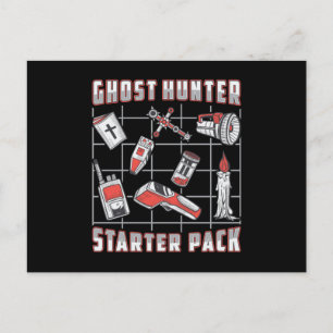 Cartão Postal Ghost Hunter Starter Pack Paranormal Caça ao Fanta