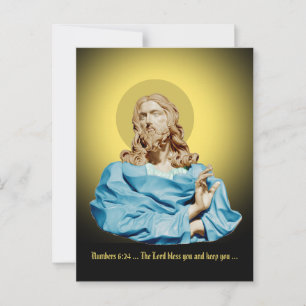 Cartão Postal Gian Lorenzo Bernini Busto de Cristo 1679