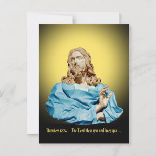 Cartão Postal Gian Lorenzo Bernini Busto de Cristo 1679