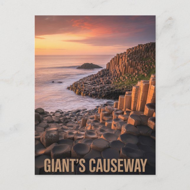 Cartão Postal Giants Causeway (Frente)