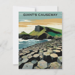 Cartão Postal Giant's Causeway Ireland
