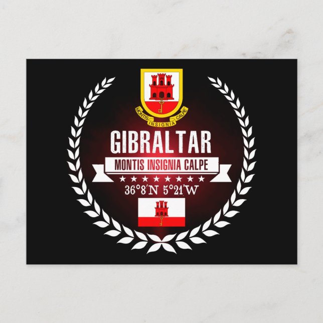 Cartão Postal Gibraltar (Frente)