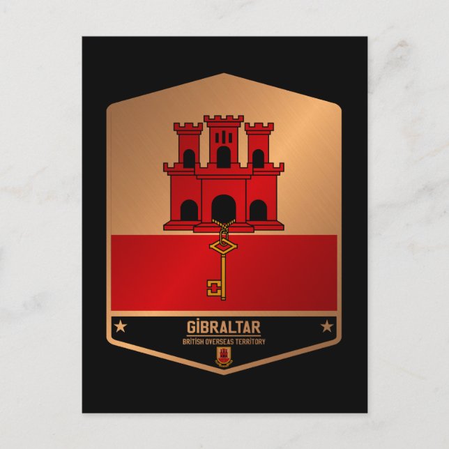 Cartão Postal Gibraltar (Frente)