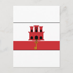 Cartão Postal Gibraltar Flag