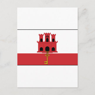 Cartão Postal Gibraltar Flag