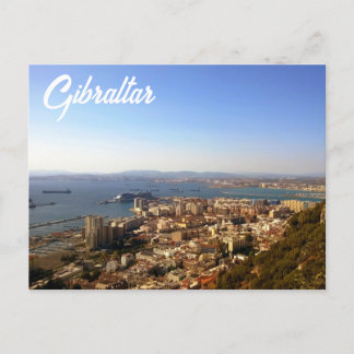 Cartão Postal Gibraltar von oben