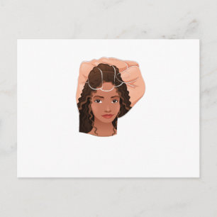 Cartão Postal Gif de Movimento para a História Negra dos Direit