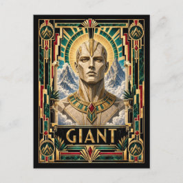 Cartão Postal Gigante, Art Déco Mitológico