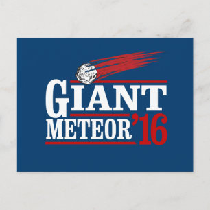 Cartão Postal Gigante Meteor 2016