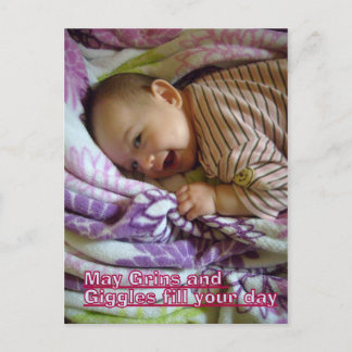 cartão postal giggles