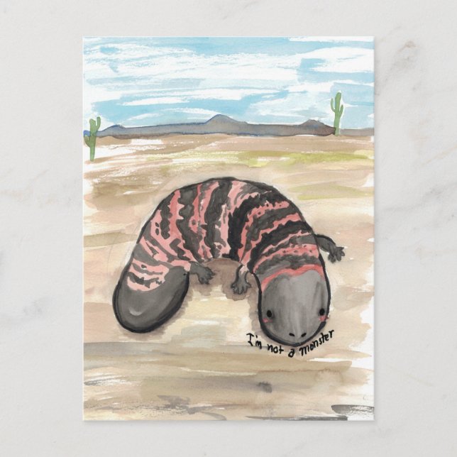 Cartão Postal Gila (eu não sou um) Monstro (Frente)