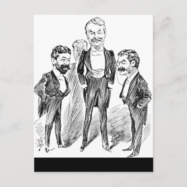 Cartão Postal gilbert e sullivan (Frente)