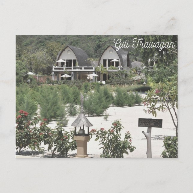 Cartão Postal Gili Trawagan - Bali (Frente)