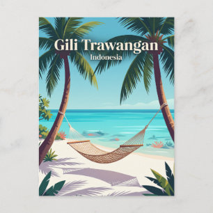 Cartão Postal Gili Trawangan Indonésia
