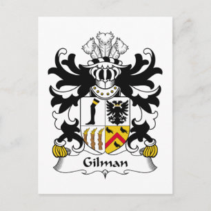 Cartão Postal Gilman Family Crest