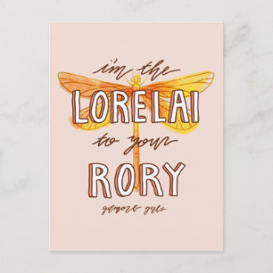 Cartão Postal Gilmore Girls   Eu sou a Lorelai para a sua Rory