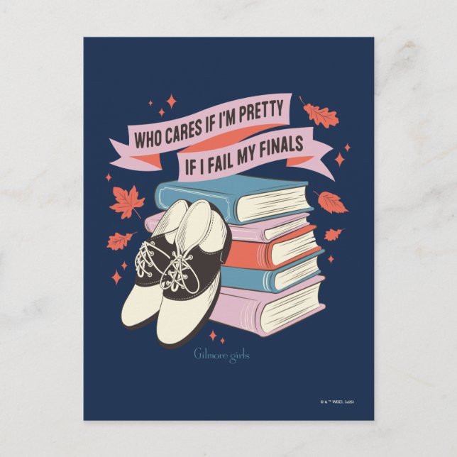 Cartão Postal Gilmore Girls Finals Quote Design (Frente)