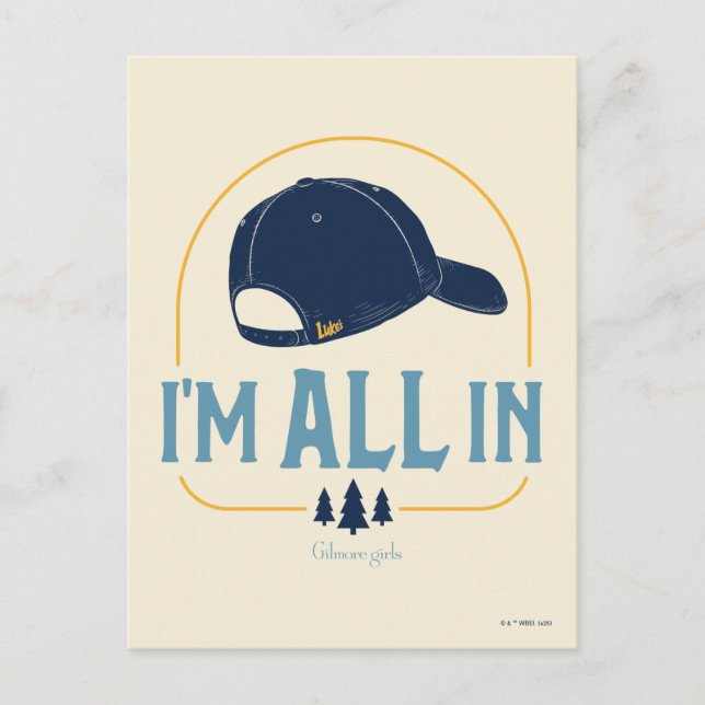 Cartão Postal Gilmore Girls I’m All In Luke’s Hat (Frente)