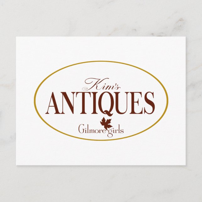 Cartão Postal Gilmore Girls | Kim's Antiques (Frente)