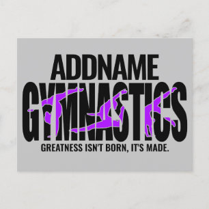 Cartão Postal Ginástica de ginástica Acrobática Equipe Colaborad
