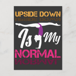 Cartão Postal Ginástica Rapariga acrobacia treino desportivo