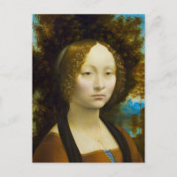 Ginevra de'Benci por Leonardo da Vinci