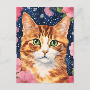 Cartão Postal Ginger Cat