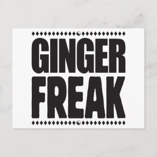 Cartão Postal Ginger Freak