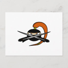 Cartão Postal Ginger Ninja Figura 2