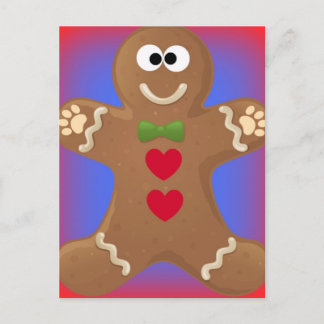 Cartão Postal Gingerbird Man Goo Goo Eyes
