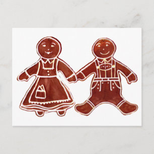 Cartão Postal Gingerbis Crianças 3 O MUSEUM Zazzle Gifts