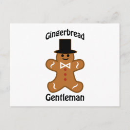 Cartão Postal Gingerpão Gentleman