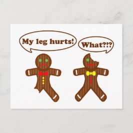 Cartão Postal Gingerpão Humor
