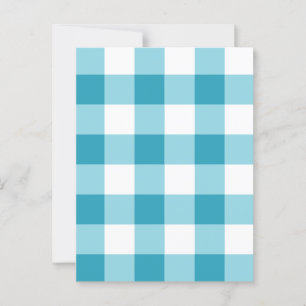 Cartão Postal Gingham Pattern