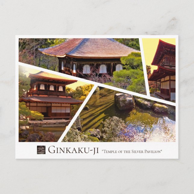 Cartão Postal Ginkaku-ji (Higashiyama Jisho-ji) (Frente)