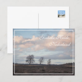 Cartão Postal Ginkel Heath, Ede, Paisagem Holandesa