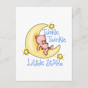 CARTÃO POSTAL GINKLE TWINKLE PEQUENA ESTRELA