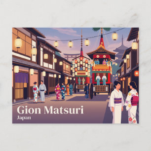 Cartão Postal Gion Matsuri Japão