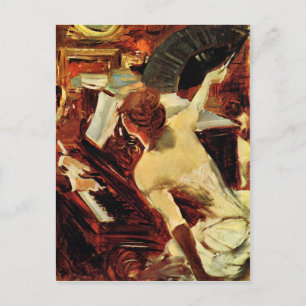 Cartão Postal Giovanni Boldini - Cantor Mondana