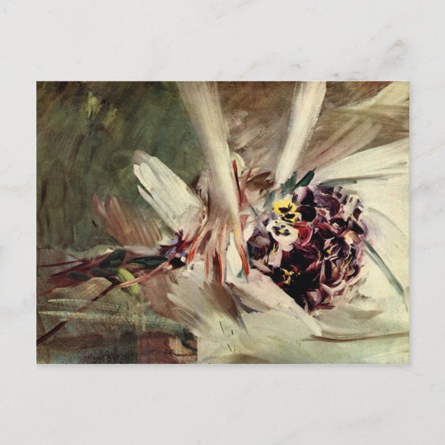 Cartão Postal Giovanni Boldini - O Pansy (Frente)
