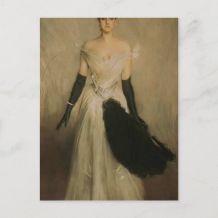 Cartão Postal Giovanni Boldini - Retrato de uma Senhora