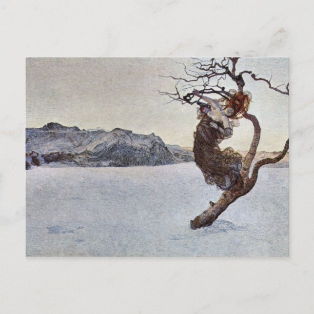 Cartão Postal Giovanni Segantini - As mães mau (Frente)