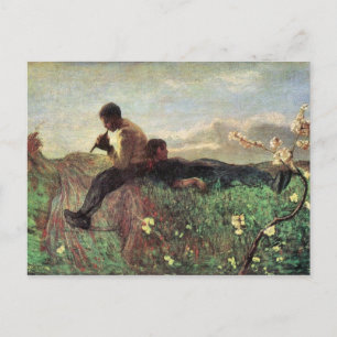 Cartão Postal Giovanni Segantini - Idyll