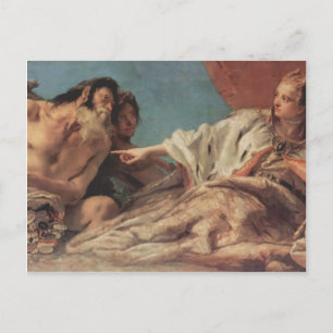 Cartão Postal Giovanni Tiepolo- Netuno Oferecendo Presentes à Ve