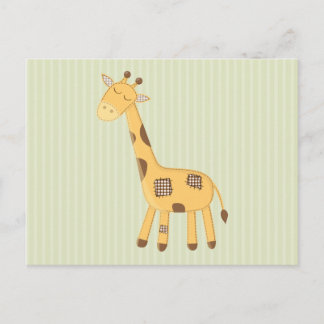 Cartão Postal Girafa
