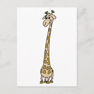 Cartão Postal Girafa de pescoço longo