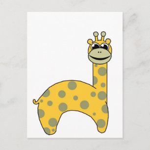 Cartão Postal Girafas